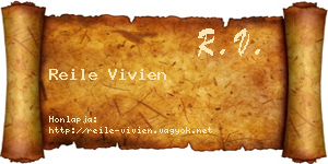 Reile Vivien névjegykártya
